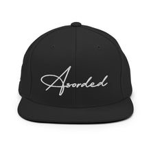 Load image into Gallery viewer, Scripted Type Logo Snapback Hat
