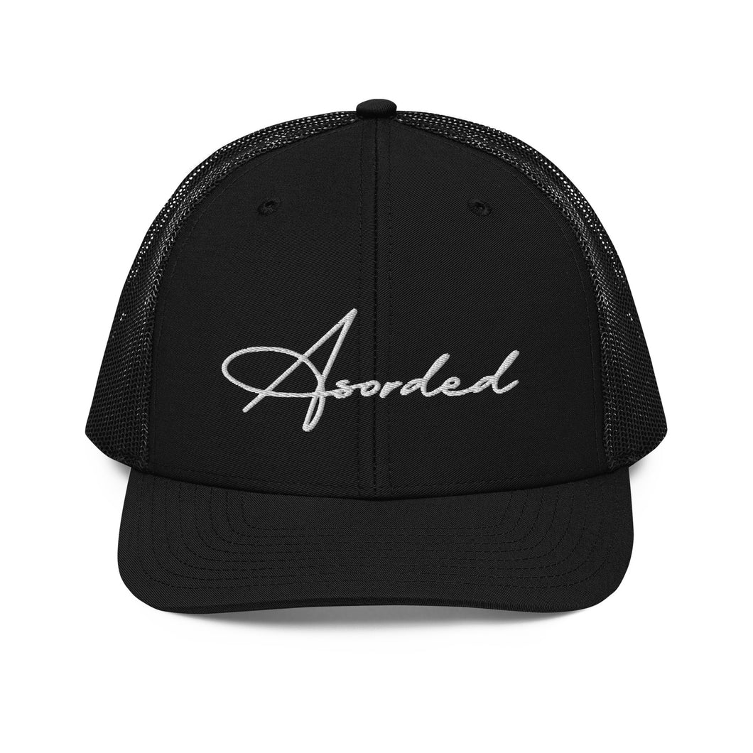 Scripted Type Logo Trucker Cap