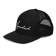 Load image into Gallery viewer, Scripted Type Logo Trucker Cap
