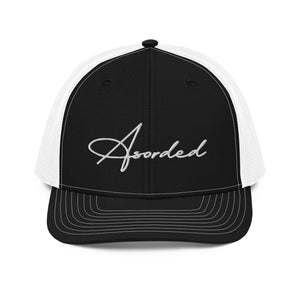 Scripted Type Logo Trucker Cap